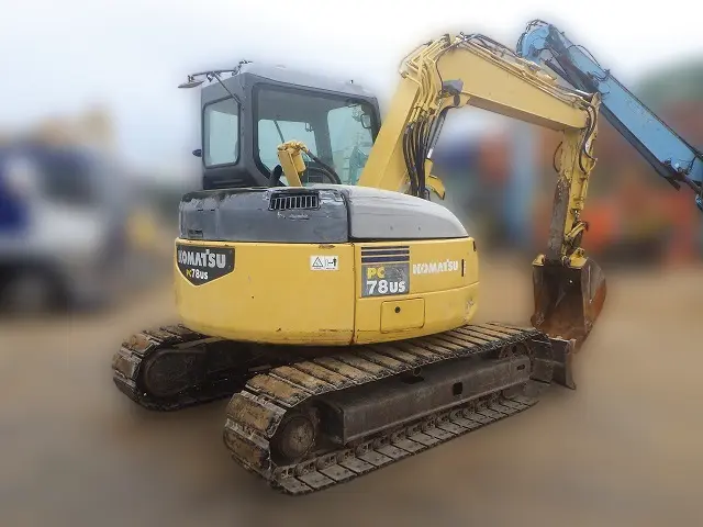 KOMATSU PC78US-6N0 - 6886, rear view