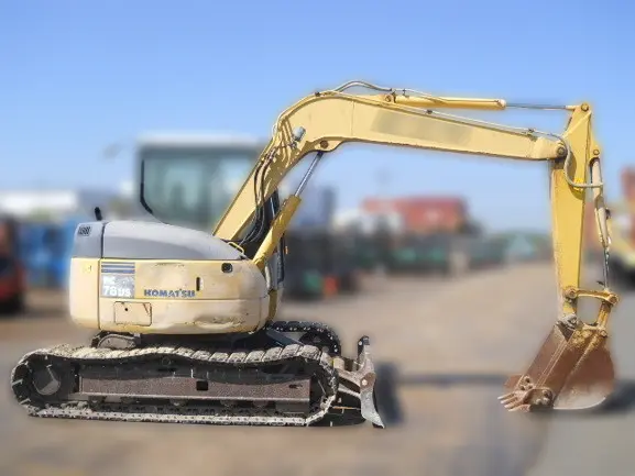 KOMATSU PC78US-6NO 13240, left side view