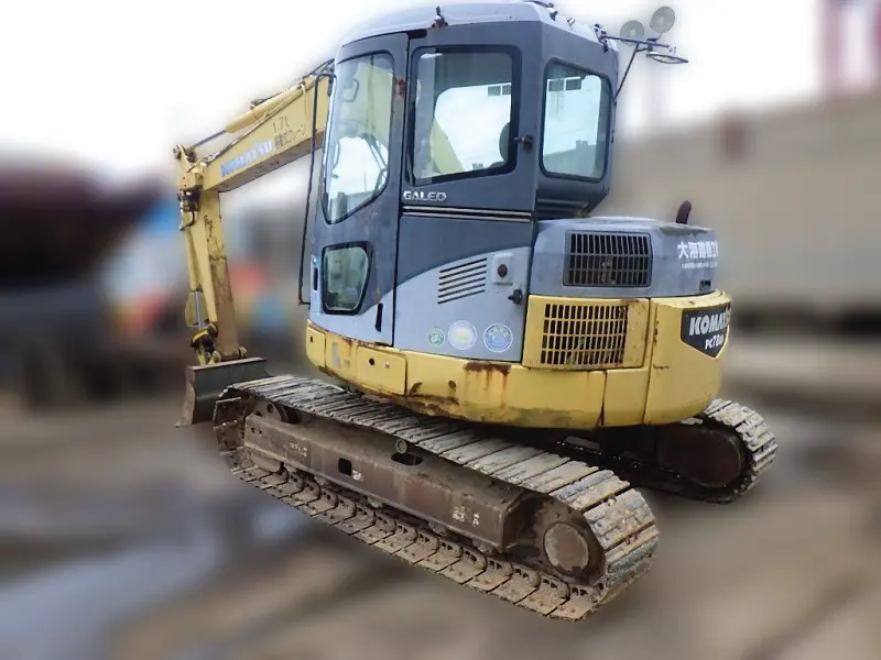 KOMATSU PC78US-6N0 - 9038, rear view