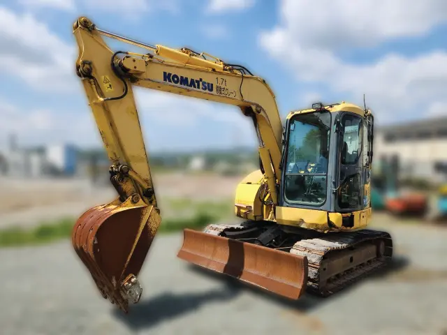 KOMATSU PC78US-8 - 21951, tampak depan keseluruhan unit