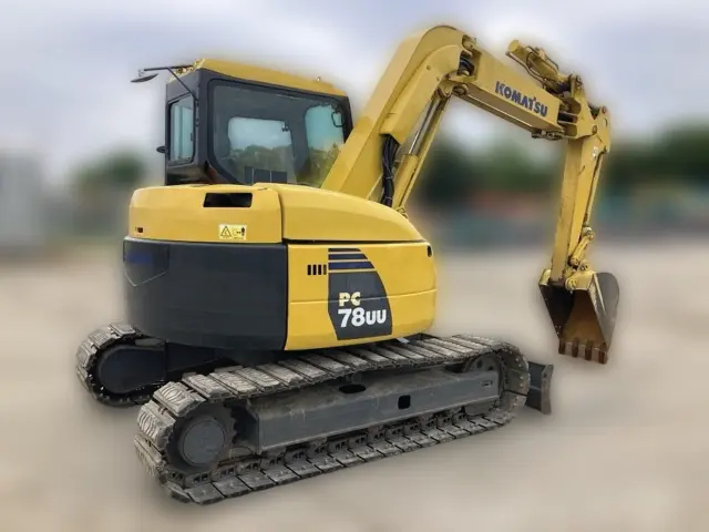 KOMATSU PC78UU-6 - 22199, tampak samping kiri