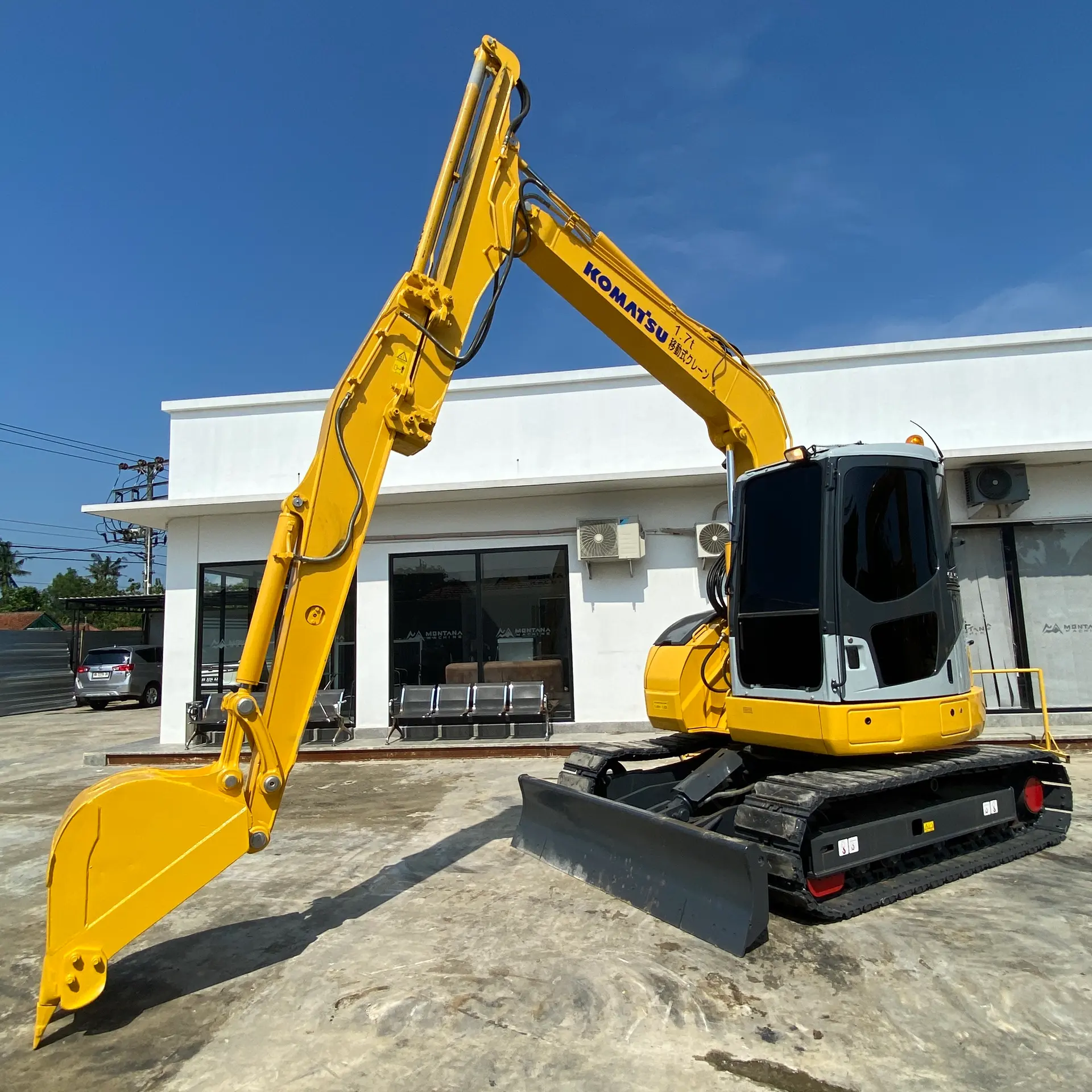 KOMATSU PC78US-6N0 - 12436, full front view of the unit