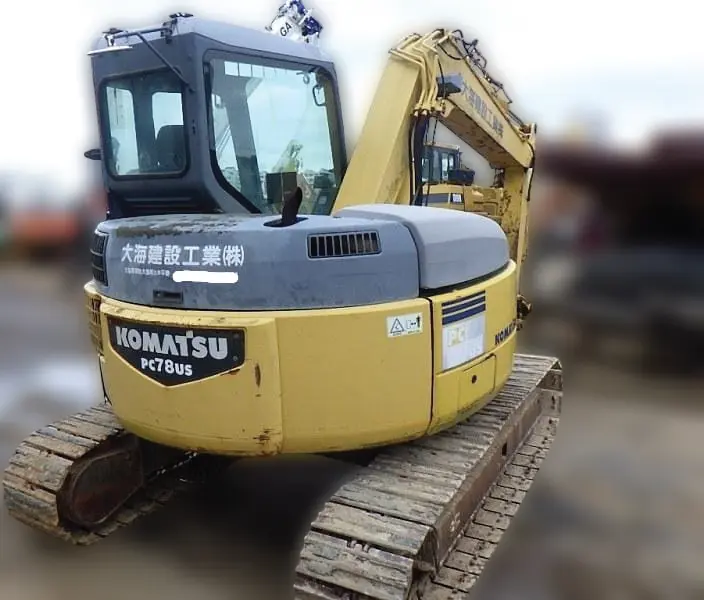 KOMATSU PC78US-6N0 - 9038, left side view