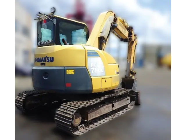 KOMATSU PC78UU-8 - 23484, rear view