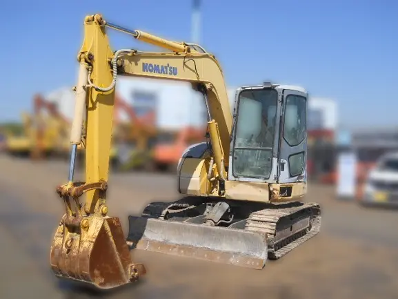 KOMATSU PC78US-6NO 13240, full front view of the unit