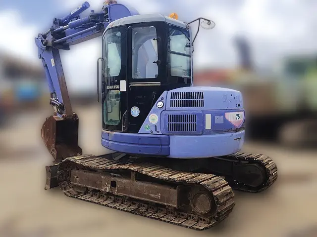 KOMATSU PC75UU-3C - 20728, left side view