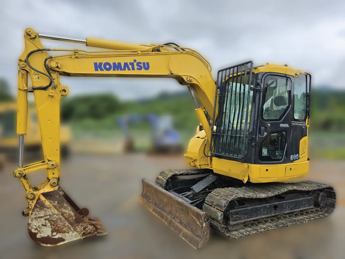 KOMATSU PC78US-8 - 15287, tampak depan keseluruhan unit