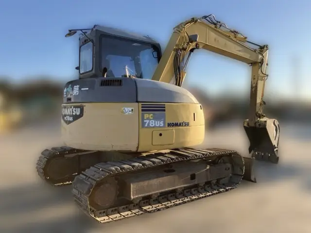 KOMATSU PC78US-6N0 - 8728, left side view