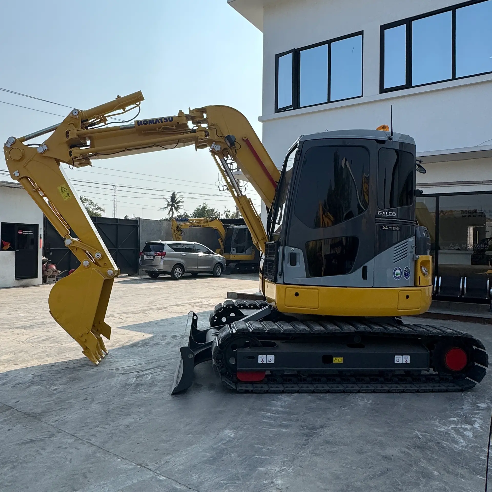 KOMATSU PC78UU-6E0 - 25767, left side view