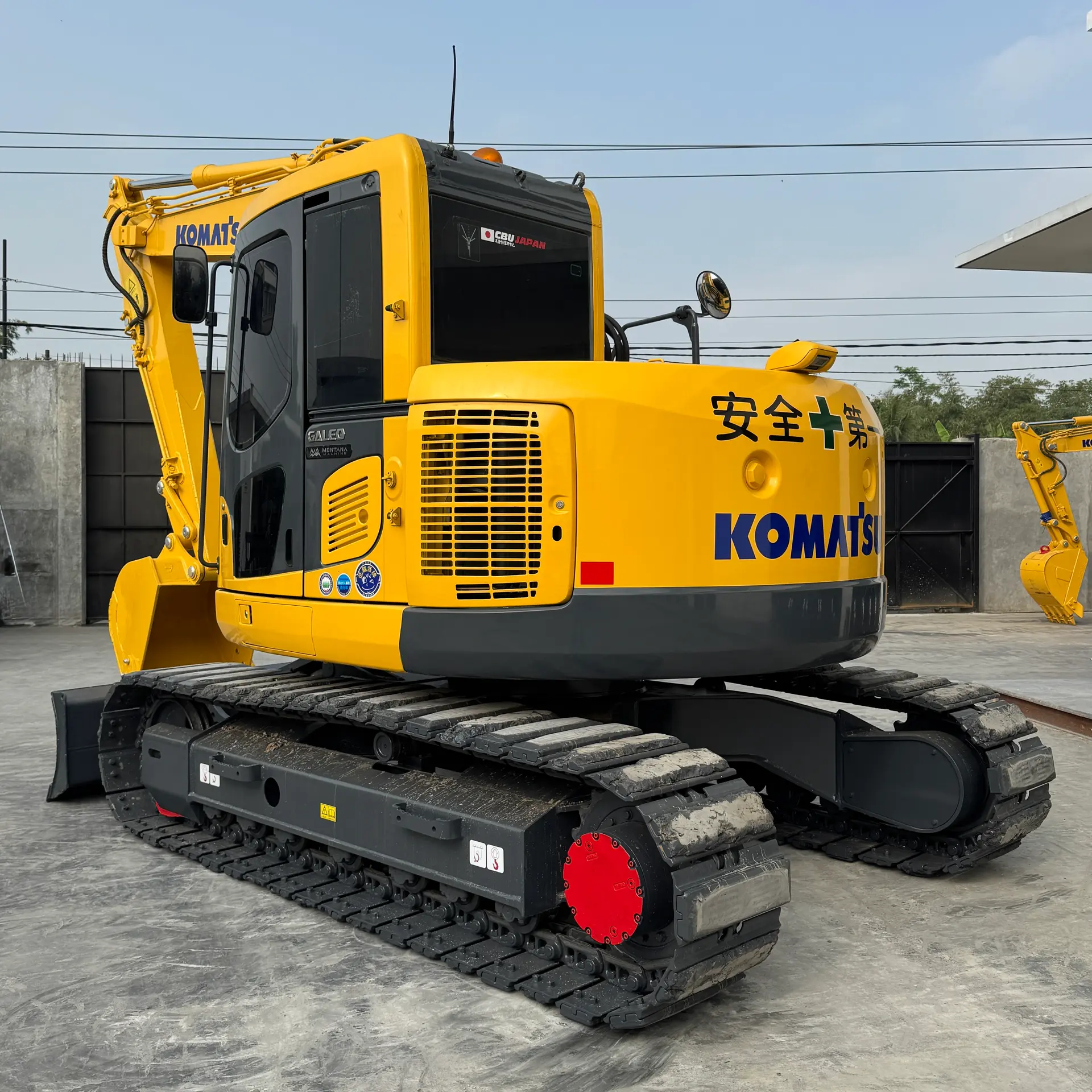 KOMATSU PC128US-8 - 22146, damage details / inspection findings