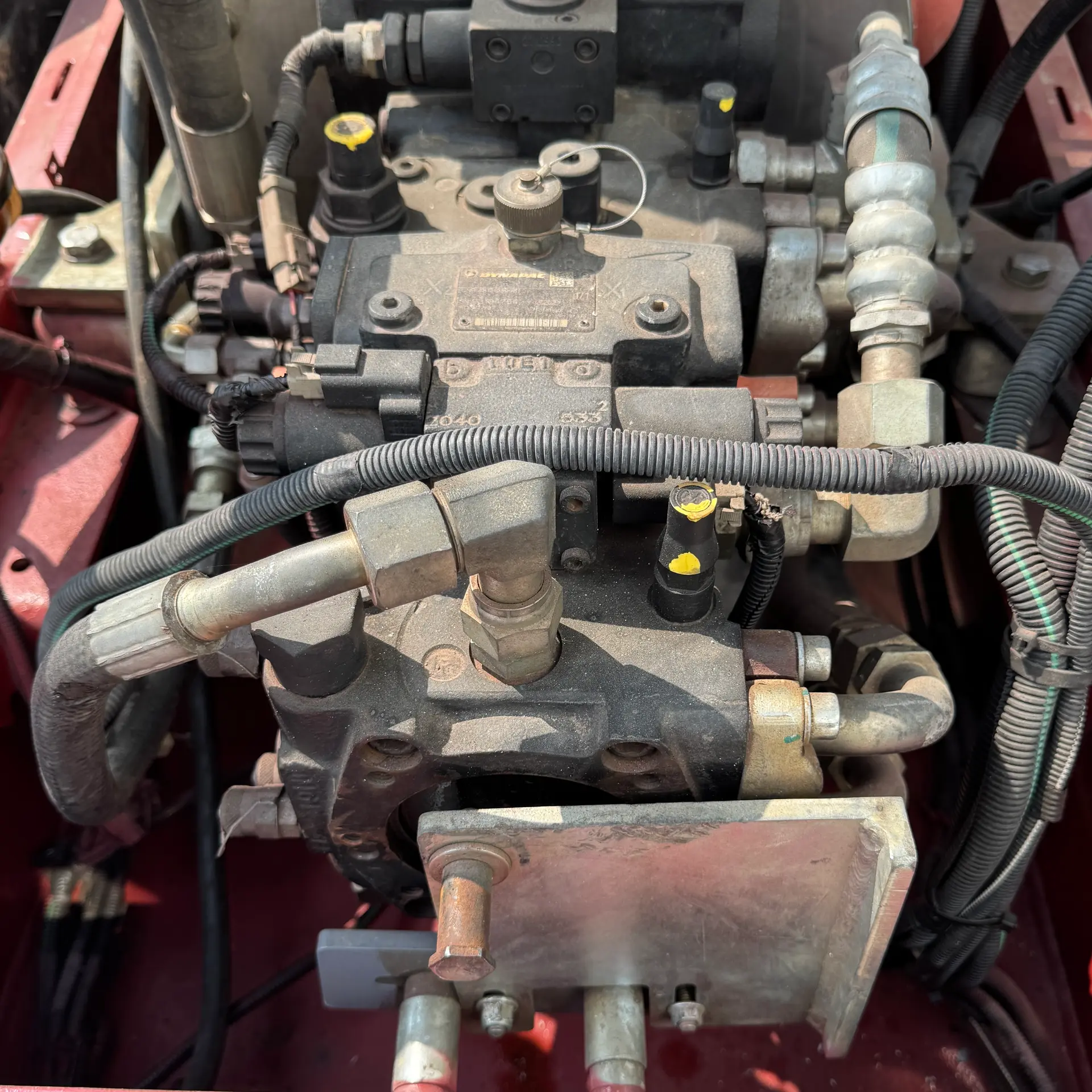 DYNAPAC DRS120D - 10300194KME011142, detail kerusakan / temuan inspeksi