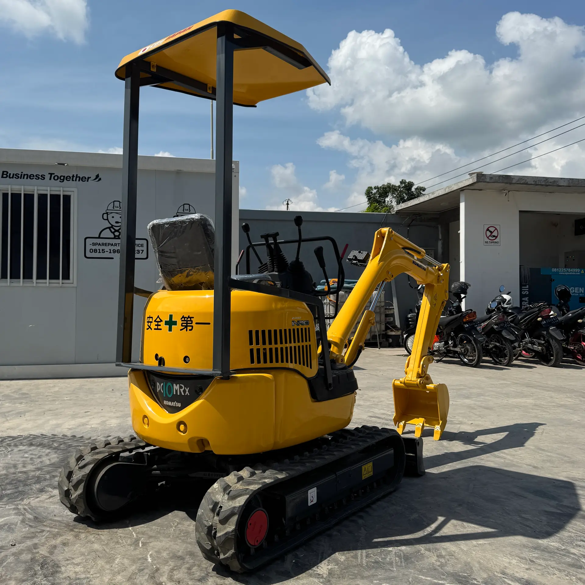 KOMATSU PC10MR-1 31356, detail kerusakan / temuan inspeksi