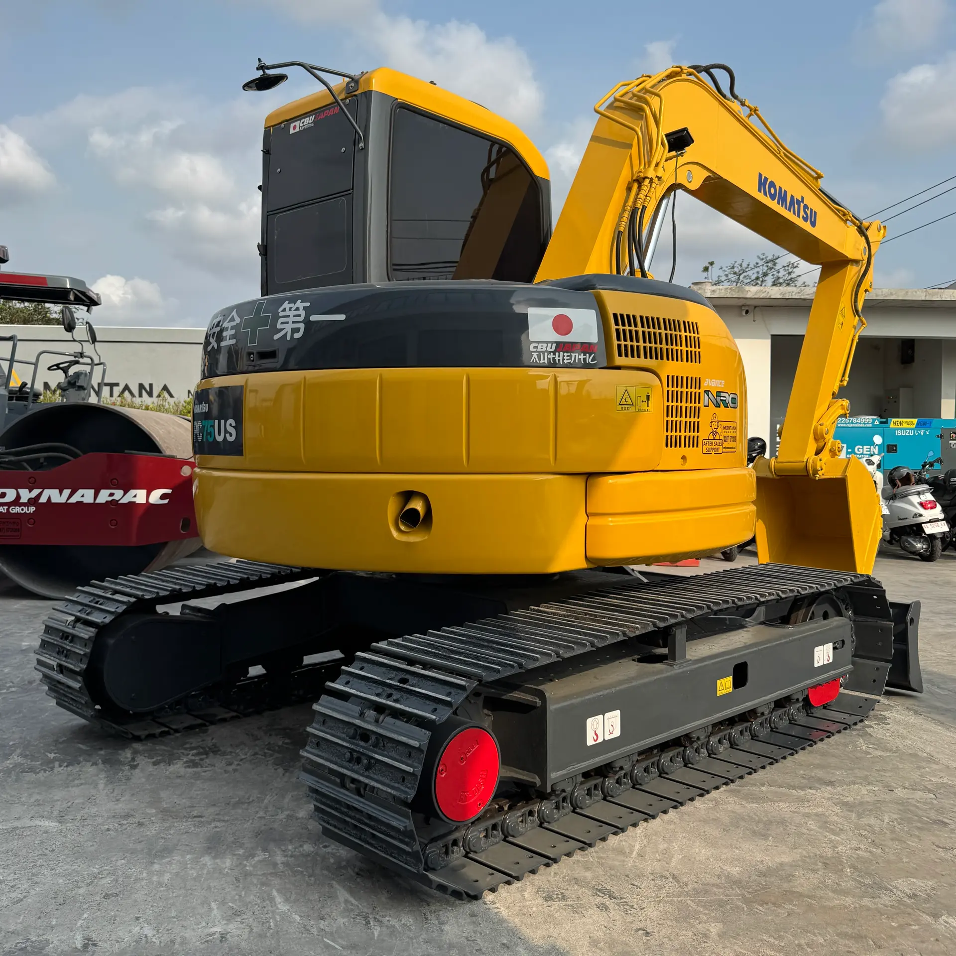 KOMATSU PC75US-3 - 15784, lembar inspeksi unit