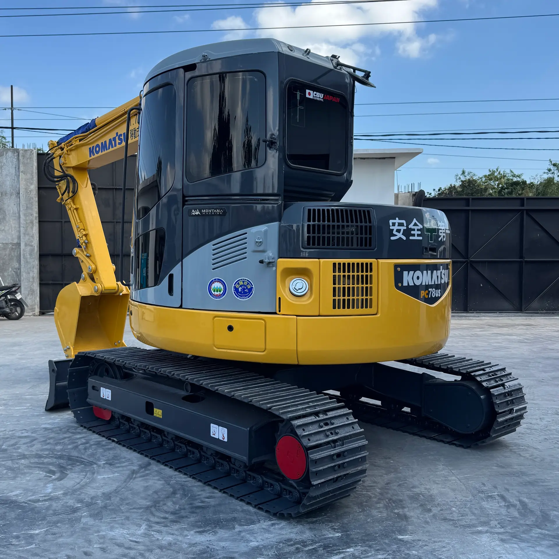KOMATSU PC78US-6E0 - 5929, lembar inspeksi unit