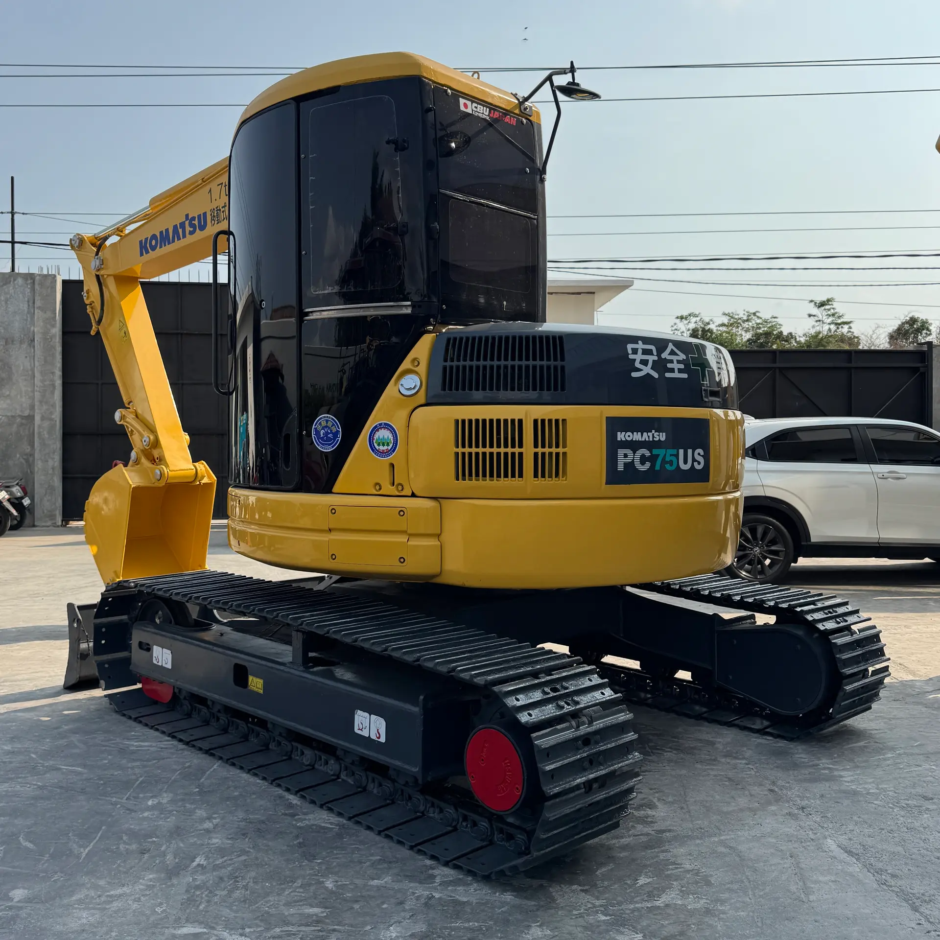 KOMATSU PC75US-3 - 15784, undercarriage