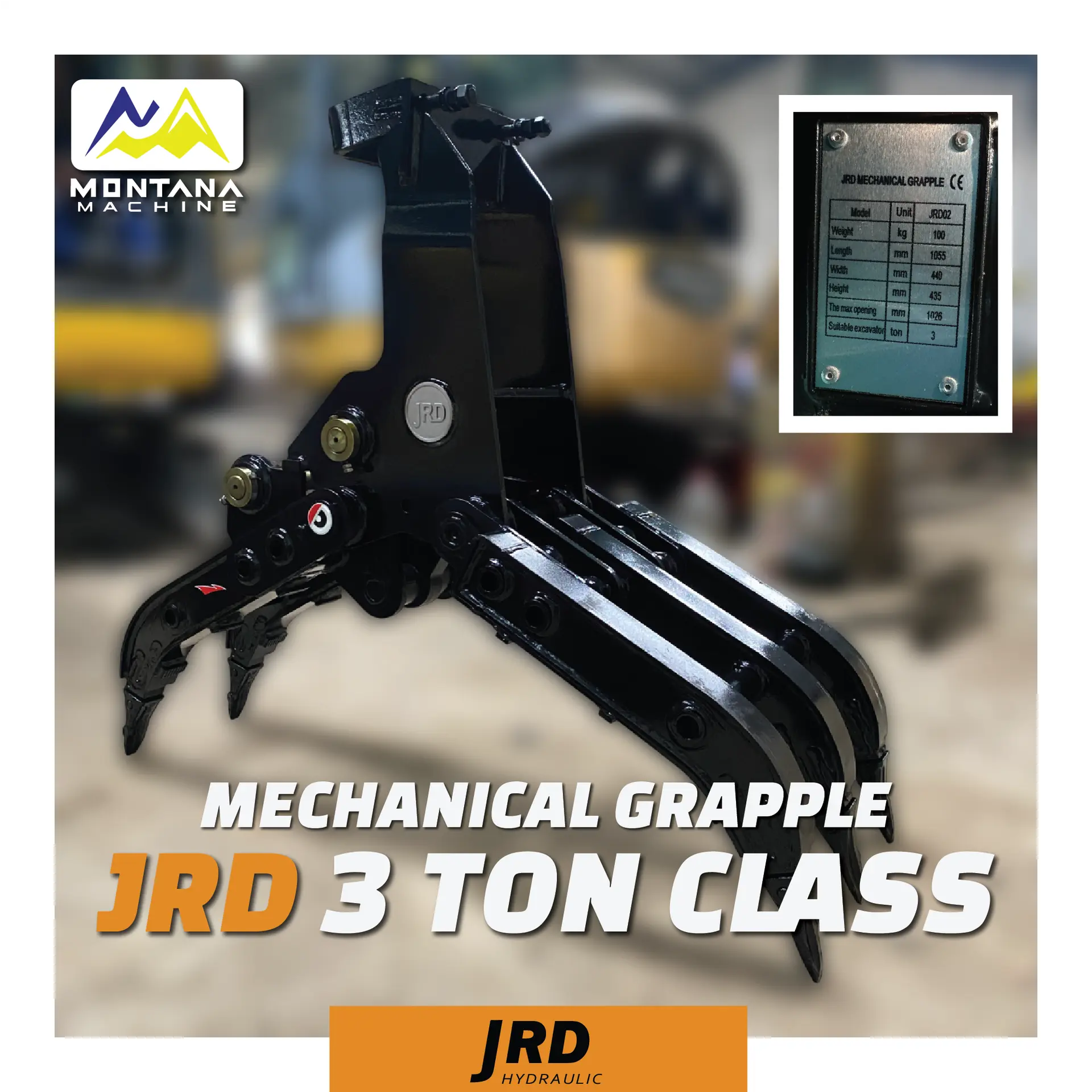 MECHANICAL GRAPLE 3 TON, photo 1 of 3