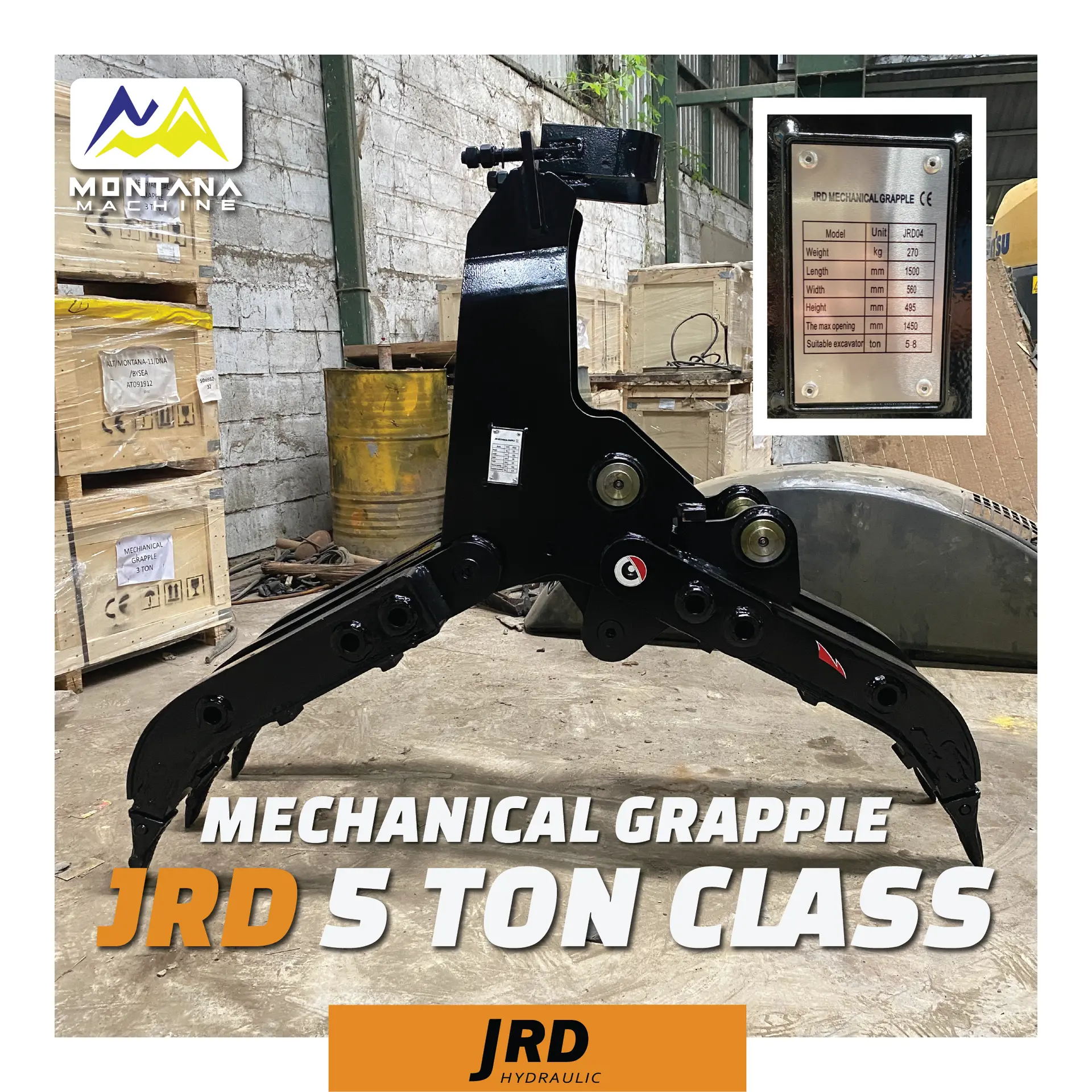 MECHANICAL GRAPLE 5 TON, photo 1 of 3