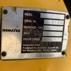 Komatsu PC38UU-3 8158 Built-Up TH. 2025 - Gambar 24