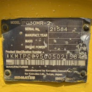 Komatsu PC30MR-2 21584 Import Ex.Japan - Gambar 26