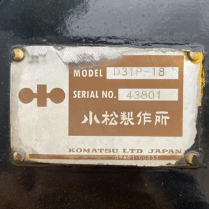 Komatsu D31P-18 43801 Import Ex.Japan - Gambar 26