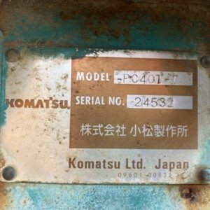 Komatsu PC40T-7 24532 Built-Up TH. 2025 - Gambar 6