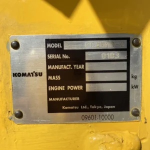 Komatsu PC40MR-2 8183 Built-Up TH. 2025 - Gambar 22