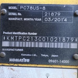 Komatsu PC78US-8 21879 Built-Up TH. 2025 - Gambar 5