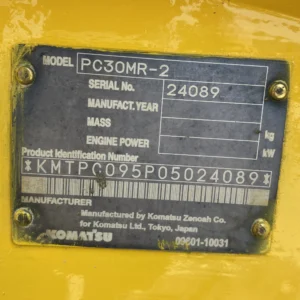 Komatsu PC30MR-2 24089 Import Ex.Japan - Gambar 26