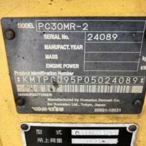 Komatsu PC30MR-2 24089 Built-Up TH. 2025 - Gambar 5