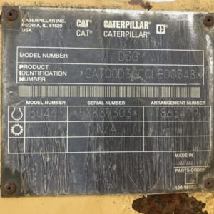 CAT D3G 5XK37303 Built-Up TH. 2025 - Gambar 5