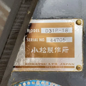 Komatsu D31P-18 44705 Import Ex.Japan - Gambar 26
