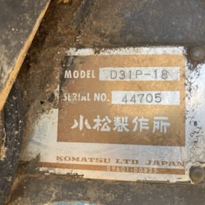 Komatsu D31P-18 44705 Built-Up TH. 2025 - Gambar 5