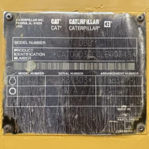 CAT D3G 5XK37303 Import Ex.Japan - Gambar 26