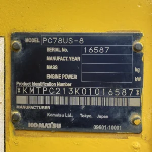 Komatsu PC78US-8 16587 Built-Up TH. 2025 - Gambar 26