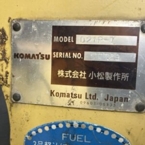 Komatsu D21P-7E 77728 Import Ex.Japan - Gambar 6