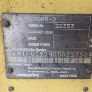Komatsu PC30MR-2 22353 Import Ex.Japan - Gambar 5