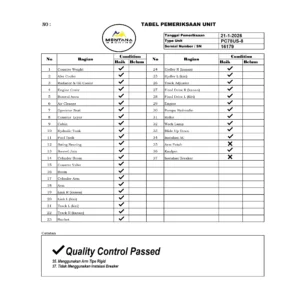 Komatsu PC78US-8 16179 Import Ex.Japan - Gambar 27