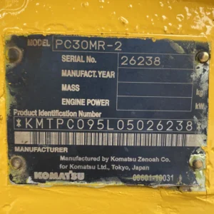 Komatsu PC30MR-2 26238 Import Ex.Japan - Gambar 26