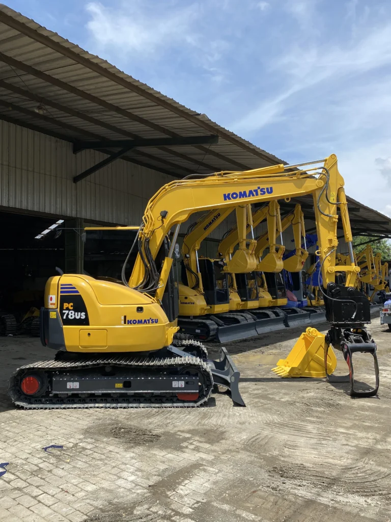 Komatsu PC78US-8NM 28550 + Rotary Grapple Import Ex.Japan