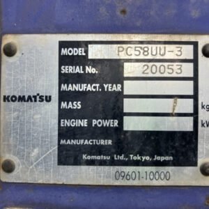 Komatsu PC58UU-3 20053 Import Ex.Japan - Gambar 5