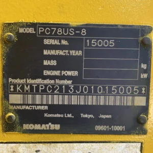 Komatsu PC78US-8 15005 Import Ex.Japan - Gambar 26