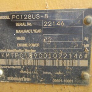 Komatsu PC128US-8 22146 Import Ex.Japan - Gambar 5