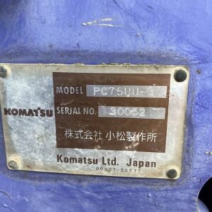 Komatsu PC75US-3 30052 Import Ex.Japan - Gambar 5