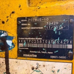Komatsu PC78US-10 32429 Import Ex.Japan - Gambar 5