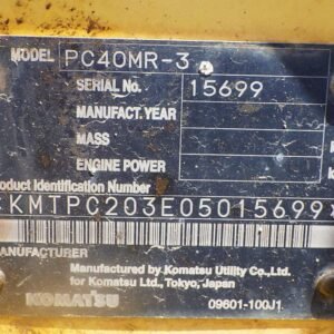 Komatsu PC40MR-3 15699 Import Ex.Japan - Gambar 5