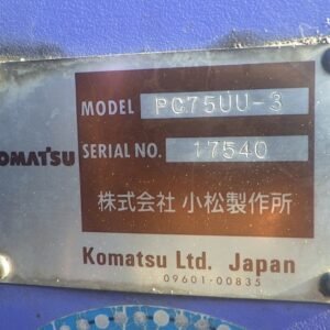 Komatsu PC75UU-3 17540 Import Ex.Japan - Gambar 5